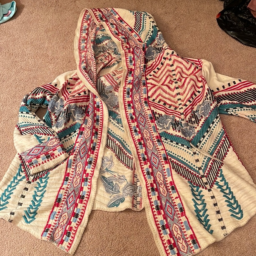 Johnny Was sweater jacket